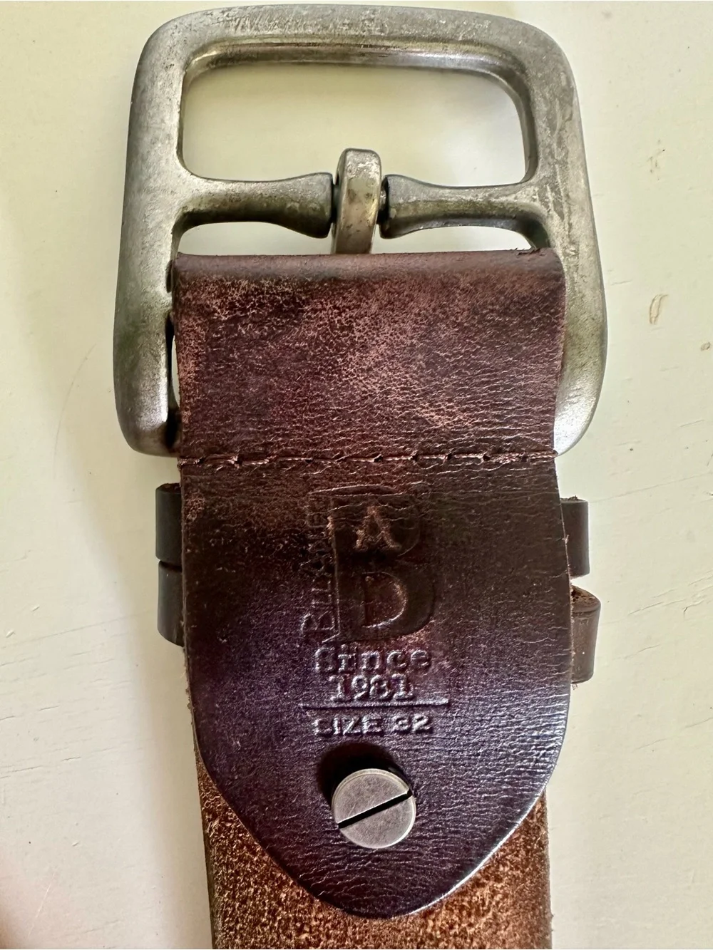 Vintage belt, Bill Adler, size 32-34